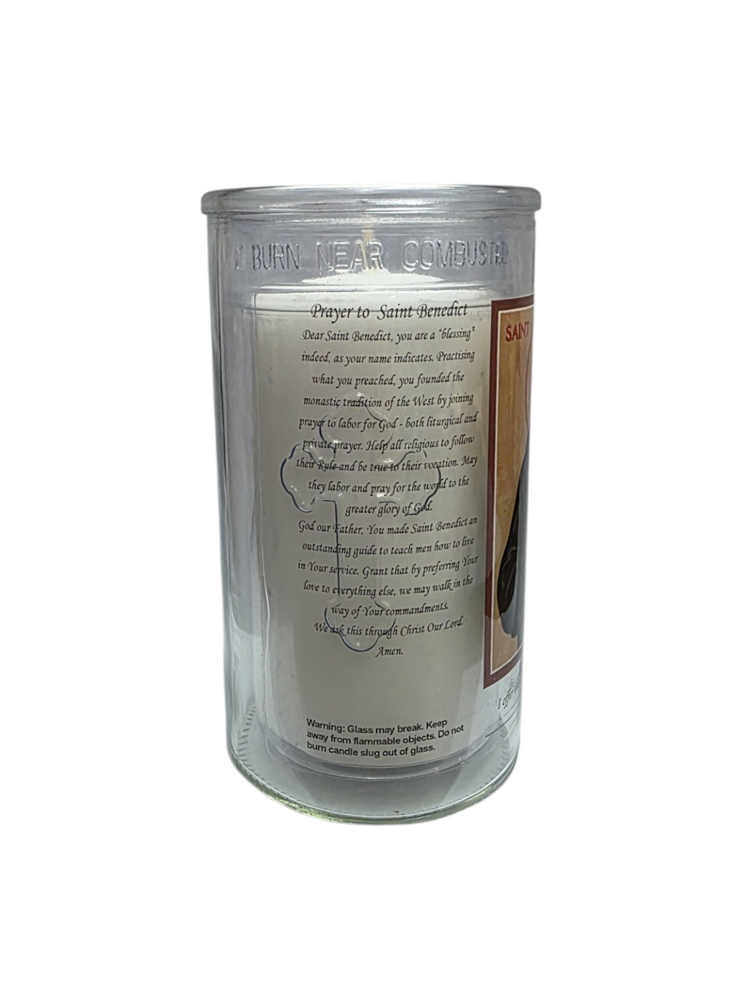 Saint Benedict Candle