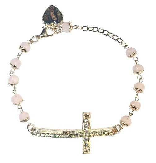 Our Lady of Guadalupe with Cross Bracelet (MORE COLORS)