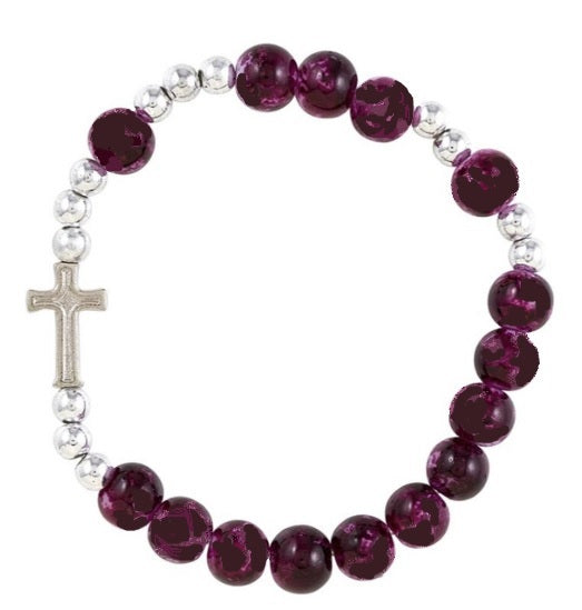 Walk With Me Lenten Rosary Bracelet
