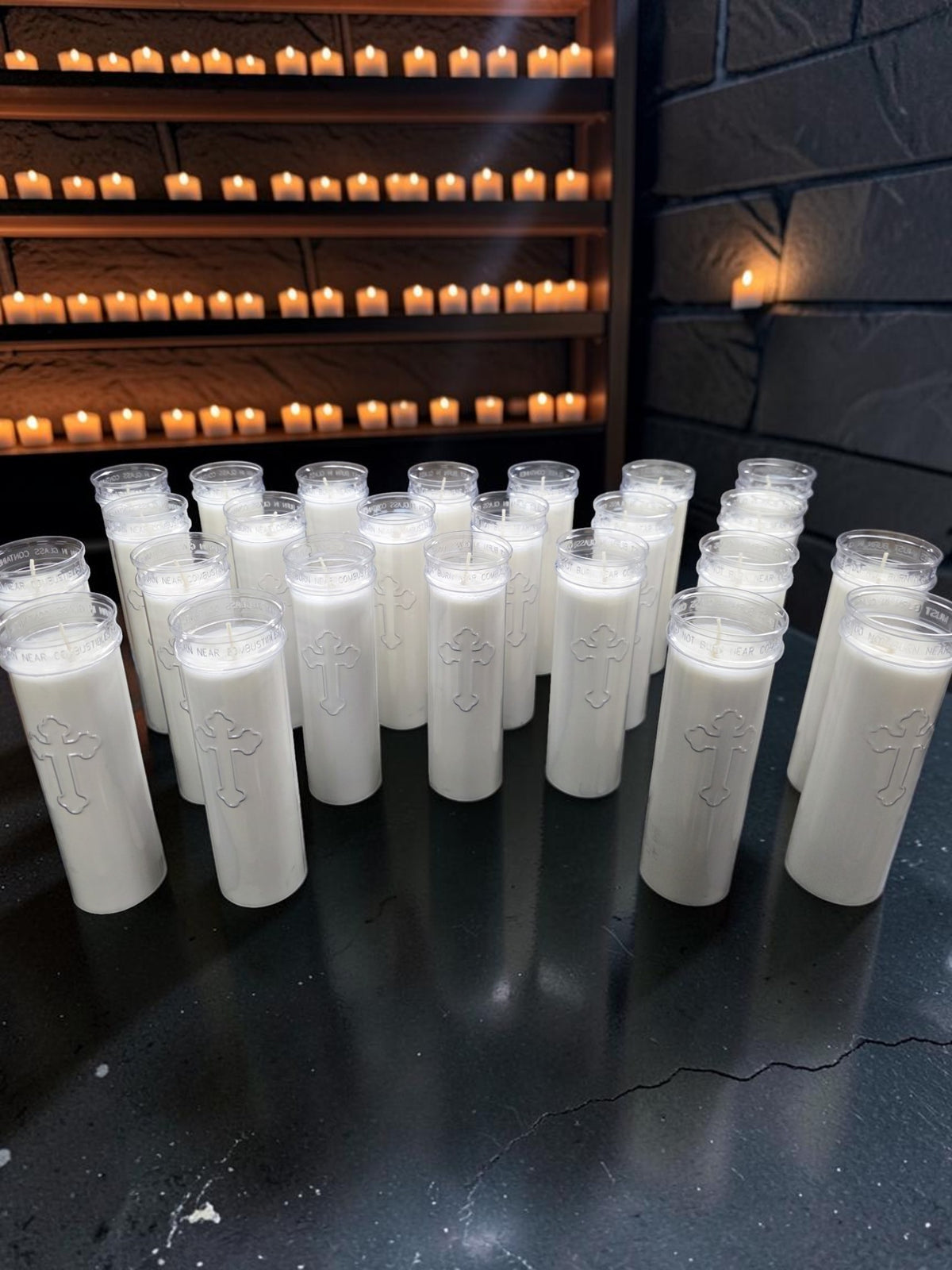 24 Large Candle Wax Inserts Root