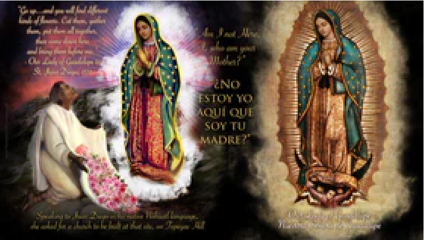 4x7 Our Lady of Guadalupe LED Candle