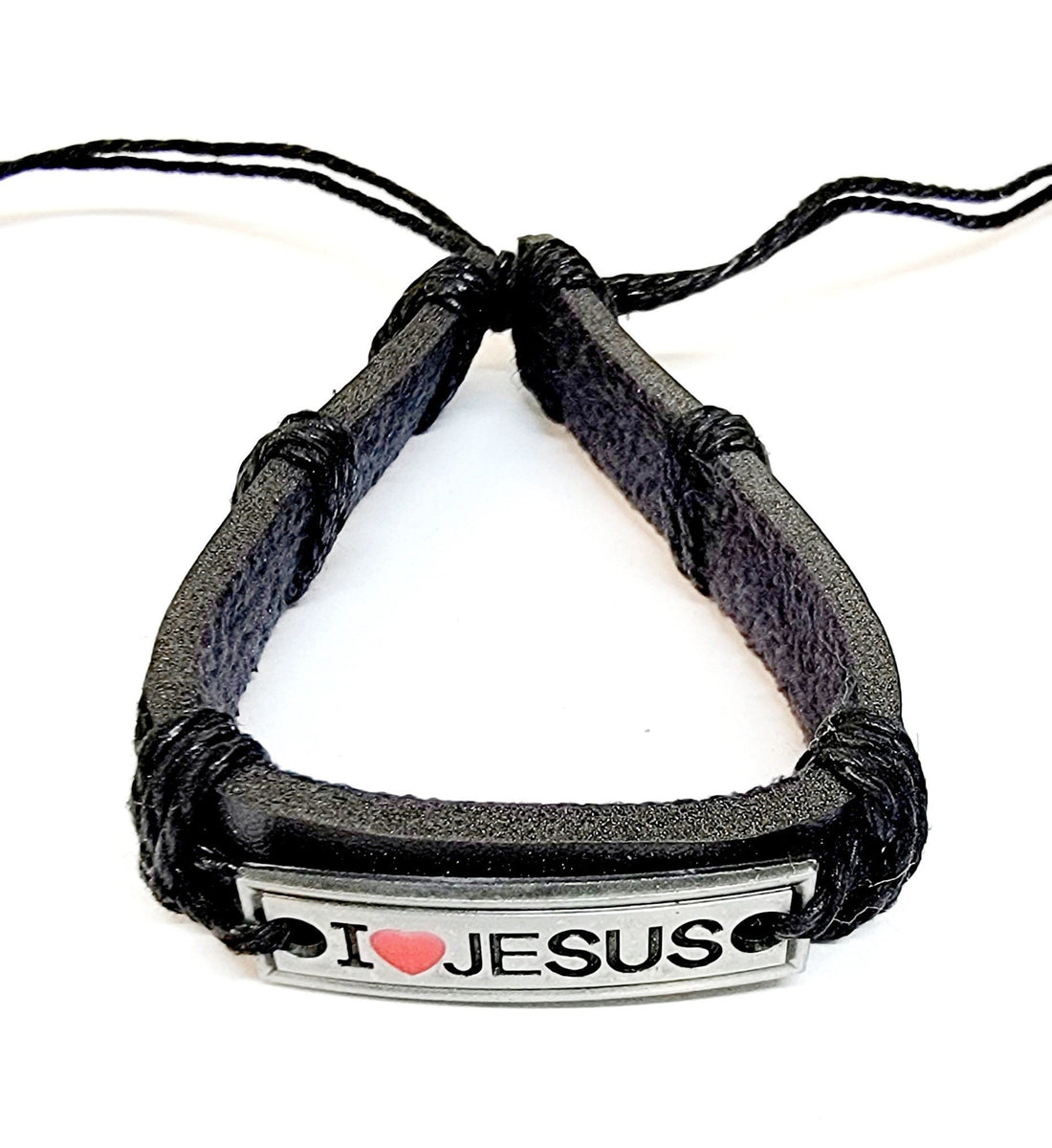 I Love Jesus Leather Bracelet (MORE COLORS) – San Juan