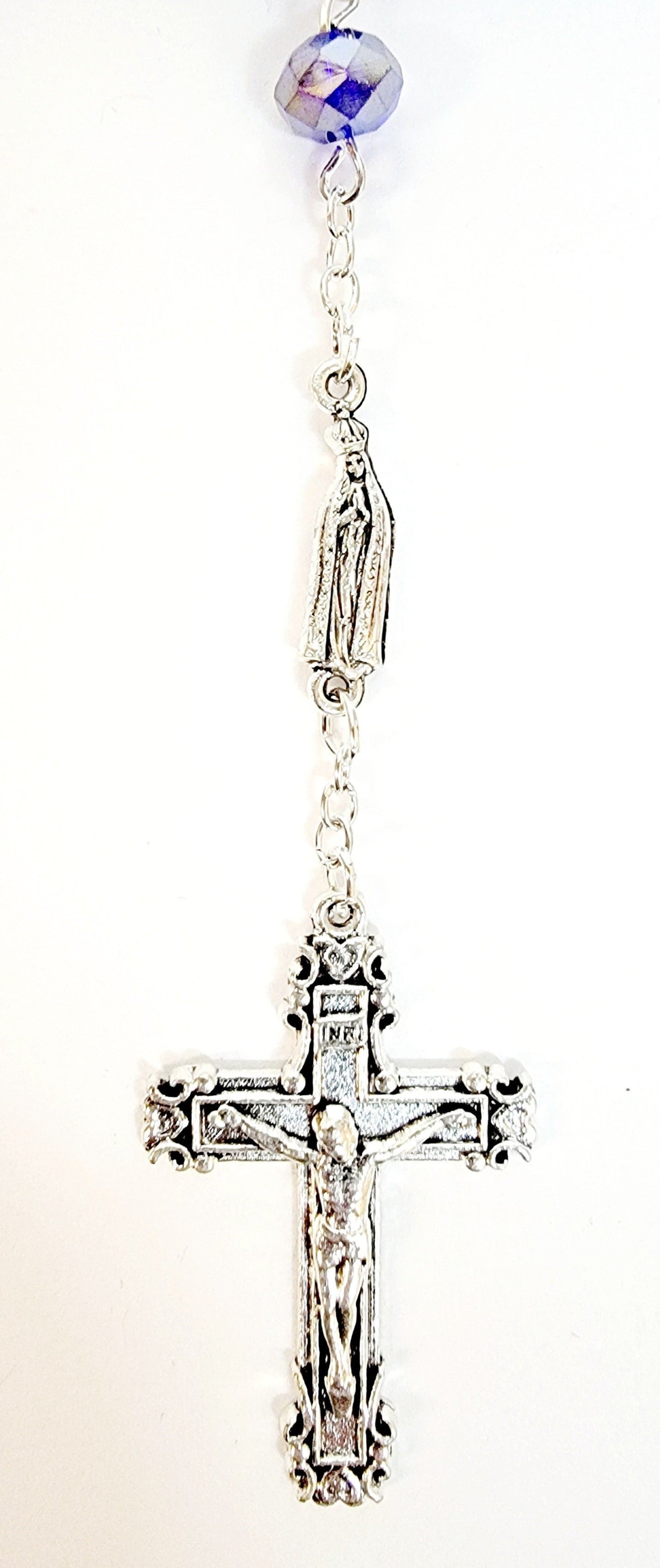 Our Lady of Fatima Blue Rosary