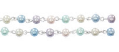 Miraculous Multi-Colored Pearl Rosary
