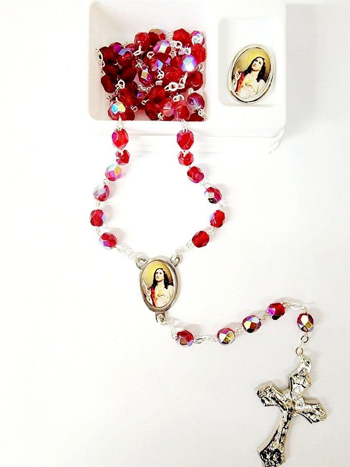 Saint Rosary Set with Pin (MORE SAINTS)
