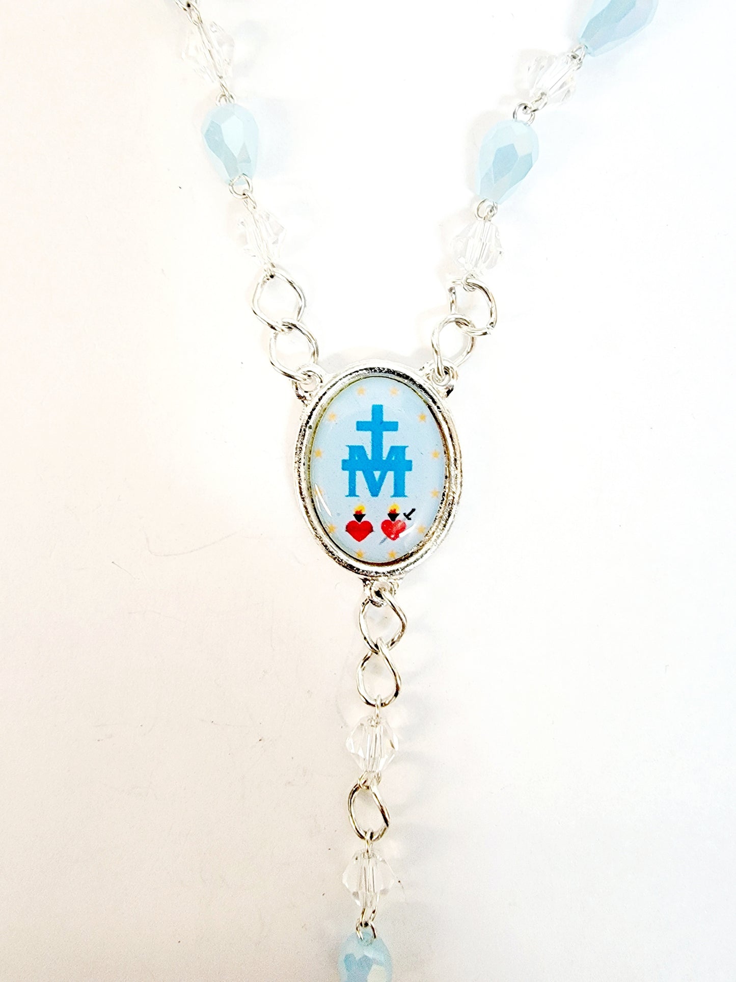 Our Lady of Grace Crystal Rosary