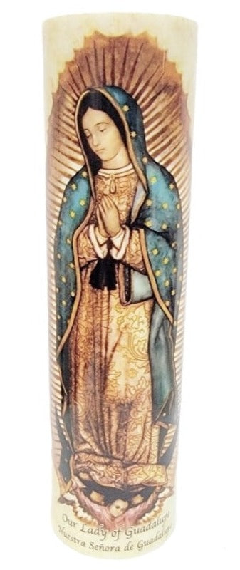 Our Lady of Guadalupe LED Candle
