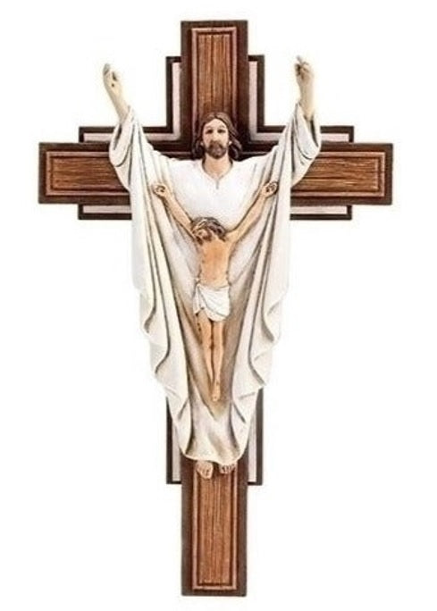 10" Risen Christ Wall Crucifix