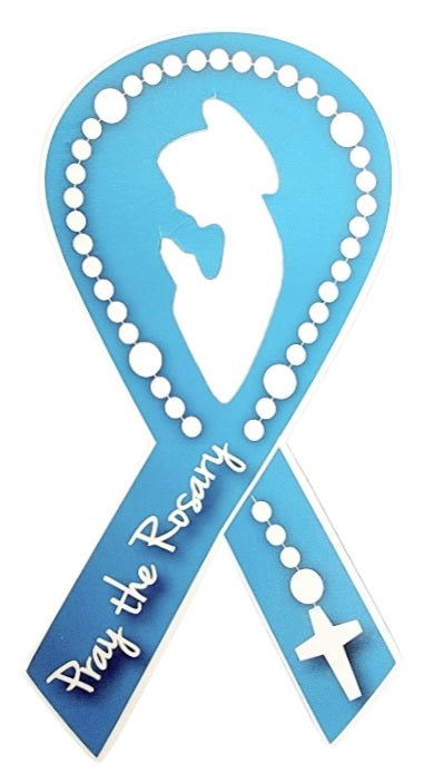 Pray the Rosary Decal