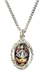 20" Virgen de San Juan Necklace (MORE COLORS)