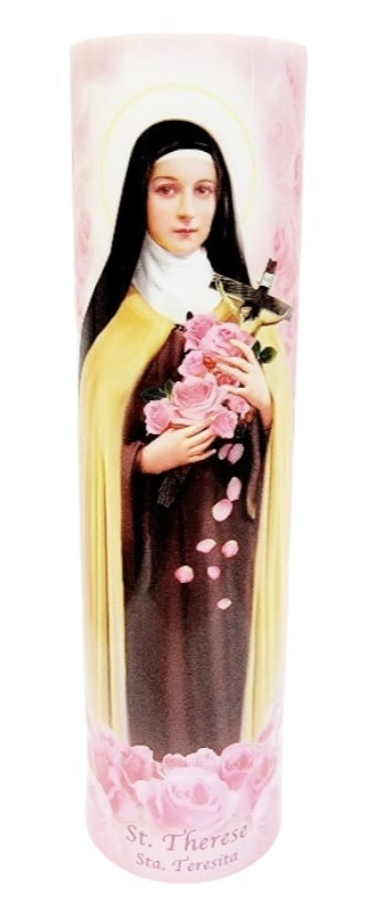 Saint Therese LED Candle