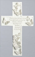8" Butterfly Memorial Cross