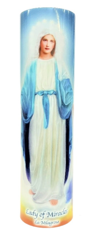 Lady of Miracles LED Candle