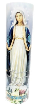 Our Lady of Grace LED Candle