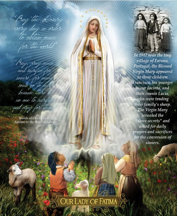 Our Lady of Fatima LED Candle