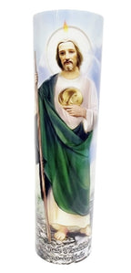 Saint Jude LED Candle