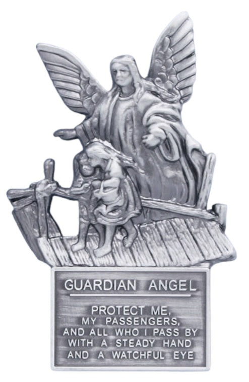 Guardian Angel with Children Visor Clip