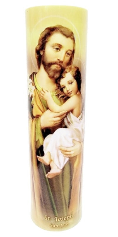 Saint Joseph LED Candle