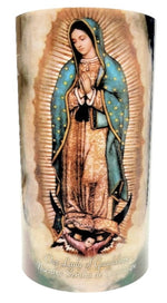 4x7 Our Lady of Guadalupe LED Candle