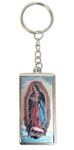 Our Lady of Guadalupe Holographic Rectangular Key Chain