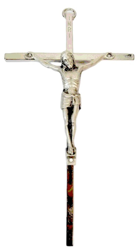 8" Metal Crucifix (MORE COLORS)