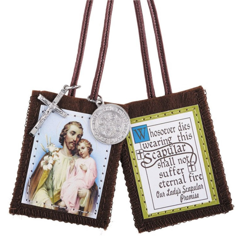 Saint Joseph Scapular with Medals