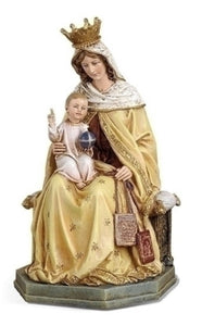 8" Our Lady of Mount Carmel Statue