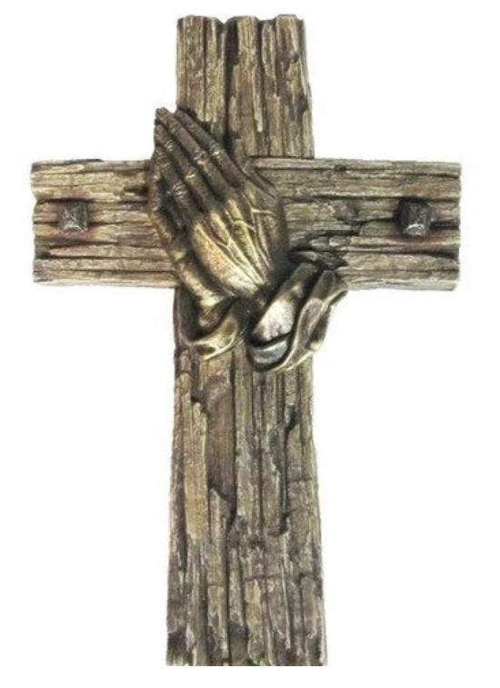 Praying Hands Cross