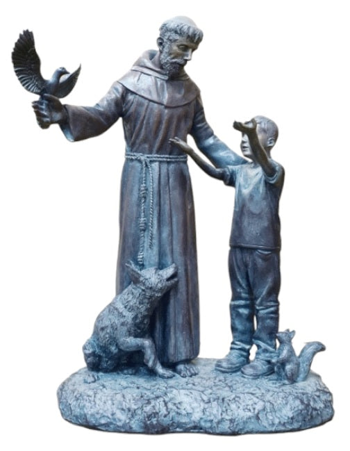 10" Saint Francis Statue
