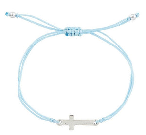 Colored Cord Cross Bracelet (MORE COLORS)