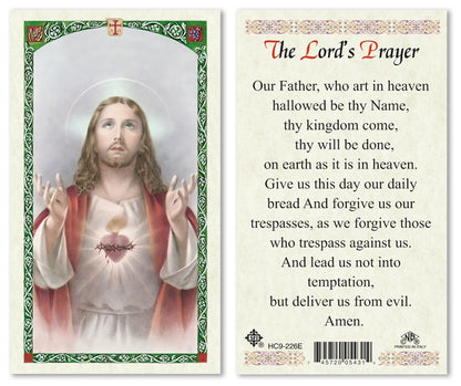 The Lord's Prayer Holy Prayer Card Laminated (ENGLISH/SPANISH)