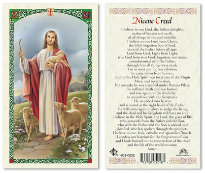 Nicene Creed Holy Prayer Card Laminated (ENGLISH/SPANISH)