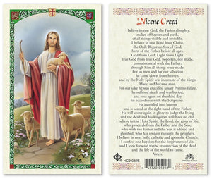 Nicene Creed Holy Prayer Card Laminated (ENGLISH/SPANISH)