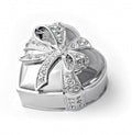 Heart Shaped Wedding Box with Bow and Coins