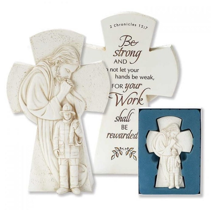 8" Occupational with Jesus Tabletop Cross (MORE STYLES)