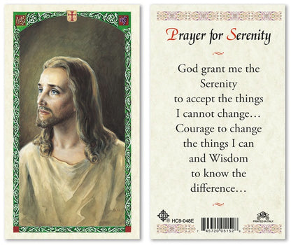 Prayer for Serenity Holy Prayer Card Laminated (ENGLISH/SPANISH)