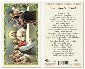 The Apostles' Creed Holy Prayer Card Laminated