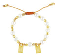 Gold Plated Scapular Cord Bracelet