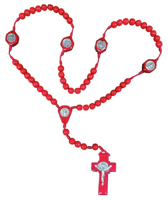 Wood Rosary (MORE SAINTS)