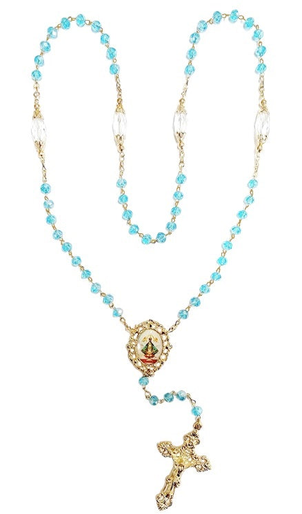 Our Lady of San Juan Crystal Rosary (MORE COLORS)