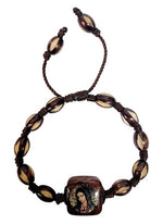 Wood Cord Bracelet (MORE SAINTS)
