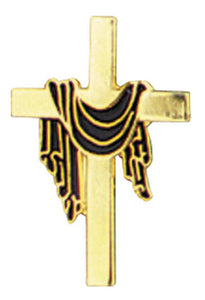 Lenten Cross Lapel Pin