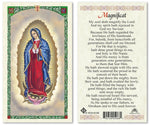 Magnificat Holy Prayer Card Laminated (ENGLISH/SPANISH)