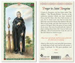 Prayer to Saint Peregrine Holy Prayer Card Laminated (ENGLISH/SPANISH)
