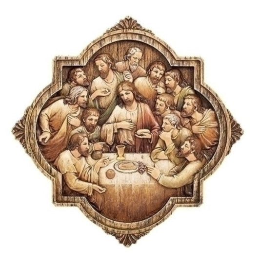 10.25" Last Supper Wall Plaque