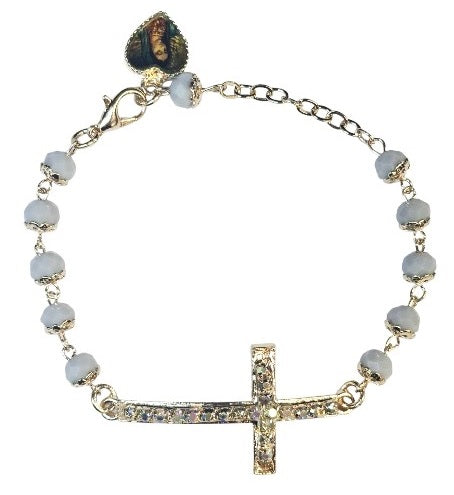 Our Lady of Guadalupe with Cross Bracelet (MORE COLORS)
