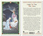 Comfort for Those Who Mourn Holy Prayer Card Laminated