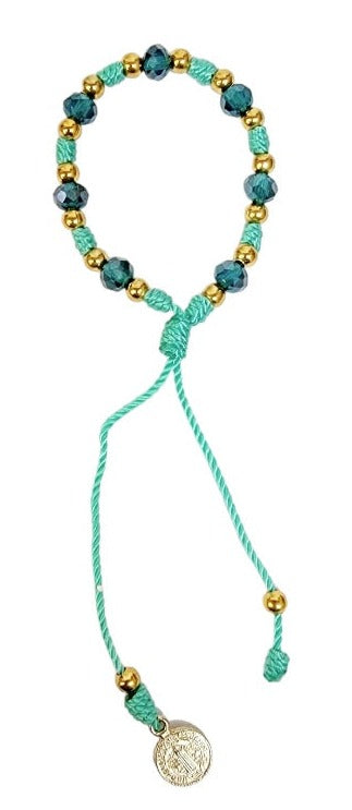 Saint Benedict Cord Bracelet        (MORE COLORS)