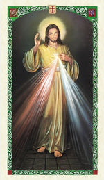 The Chaplet of the Divine Mercy Holy Prayer Card Laminated (ENGLISH/SPANISH)
