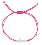 Colored Cord Cross Bracelet (MORE COLORS)